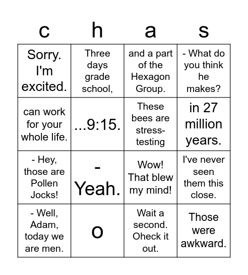 Titled Bingo 2 Bingo Card