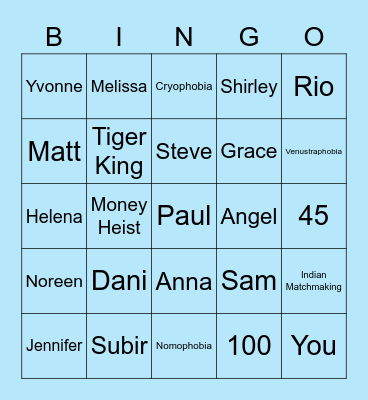 HR BINGO FUN!! Bingo Card