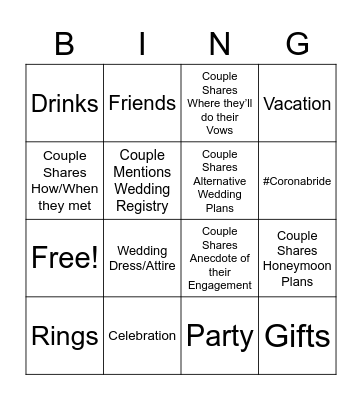 Brygan Bingo Card