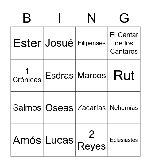 JW BINGO! Bingo Card