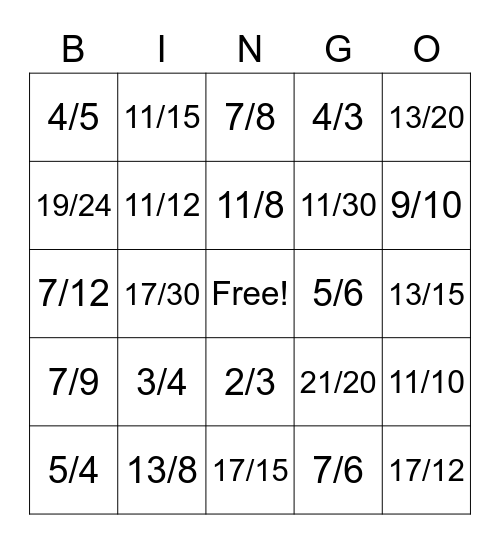adding Fractions Mrs A, Adding Fractions Mrs A, Adding fractions Bingo Card