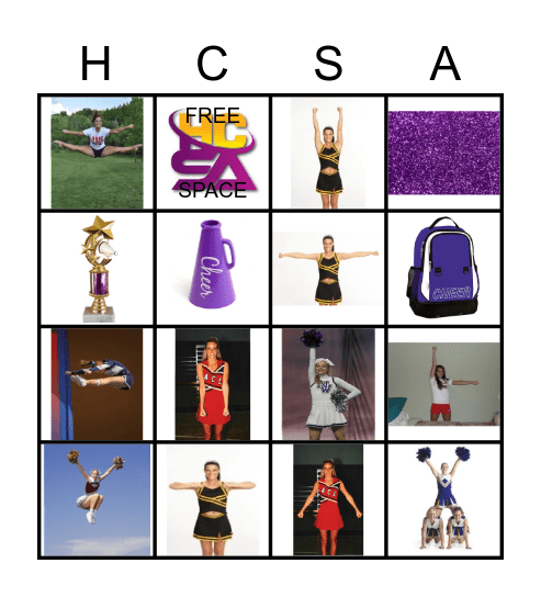 CHEER LOTERIA Bingo Card