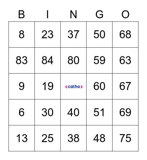 Time de Vendas B2C Bingo Card
