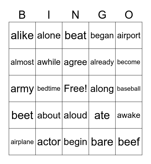 Risha's Bingo Card, 7/31/20 Bingo Card