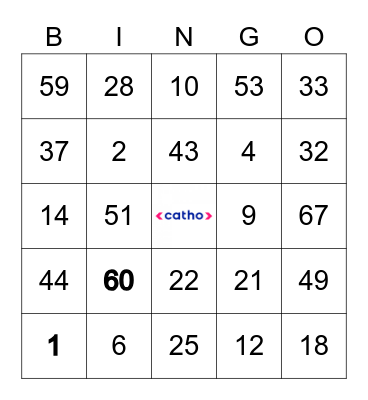 BINGO PME I Bingo Card