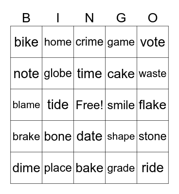 Field Education Bingo Card