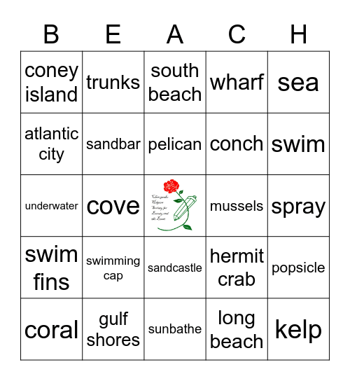 CHSBB BEACH PARTY BINGO! Bingo Card