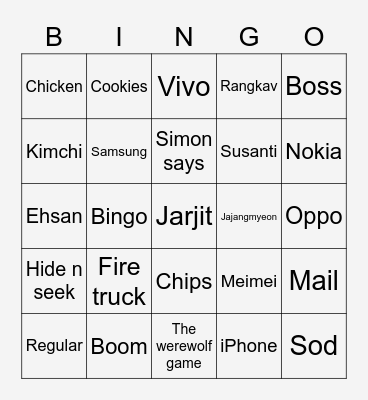thenomades Bingo Card