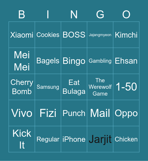 Dodo’s Bingo! Bingo Card