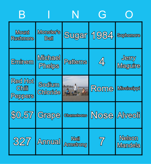 Smithclan - General Knowledge Bingo Card