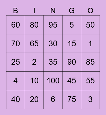 minju capek Bingo Card