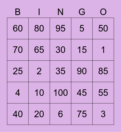 minju capek Bingo Card