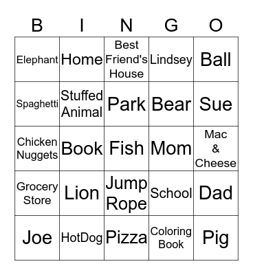 Quick Writes BINGO Card