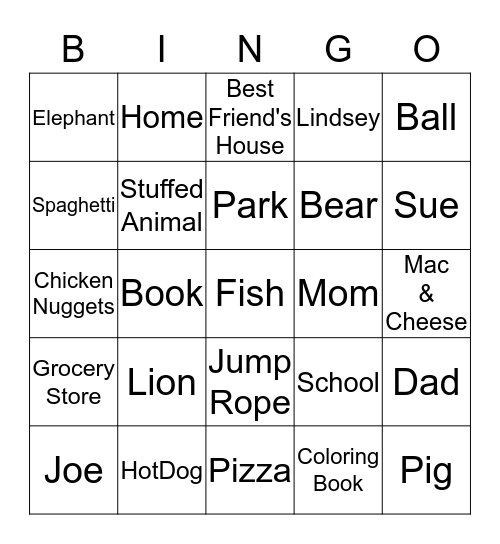 Quick Writes BINGO Card