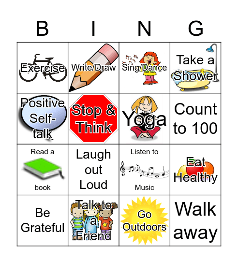 Relax: Game #3 Bingo Card