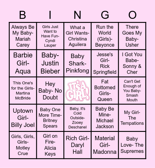 Baby Verola Bingo! Bingo Card