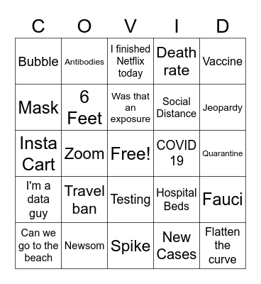 O Fam Bingo Card