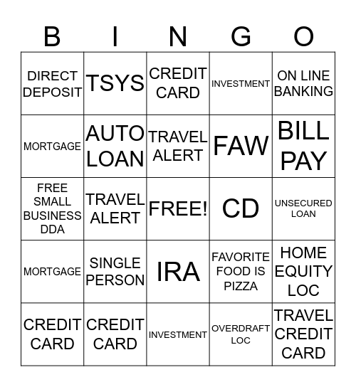 PARTNER REFERRAL Bingo Card