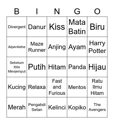 Harry Potter Bingo Cards - Page 15