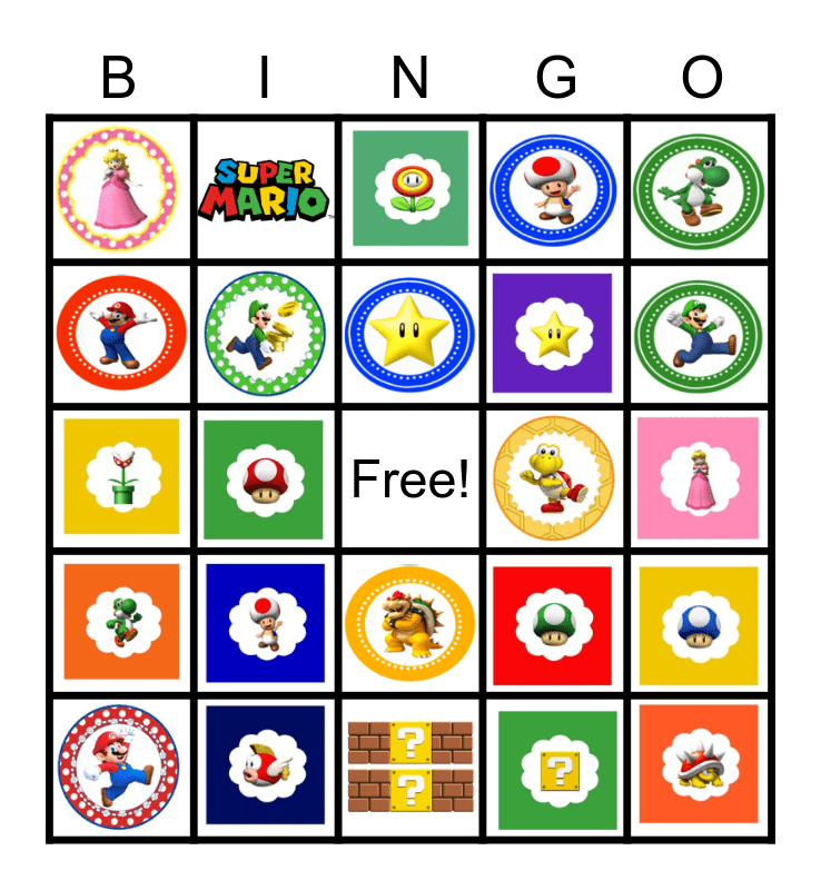 Super Mario Bingo Game Download