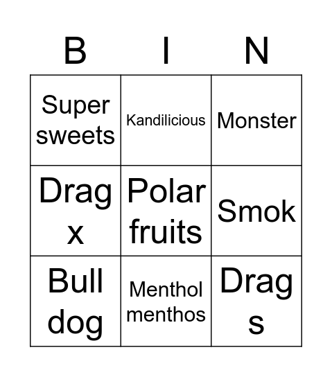 coilbenders bingo Card