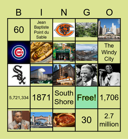 How well do you know... Chicago? Bingo Card