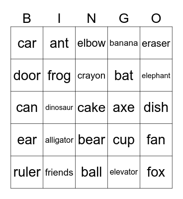 P1/1 Bingo :) Bingo Card