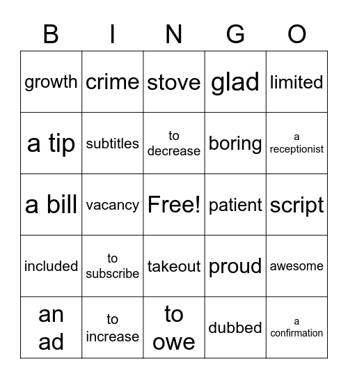 GPP 2 STEP 2 REVIEW Bingo Card