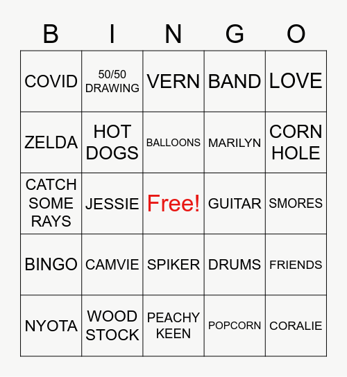 FRIENDS OF FELINES RESCUE Bingo Card
