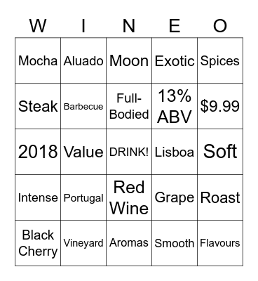 Aluado Bingo Card
