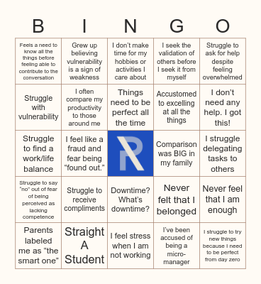 Imposter Bingo Card
