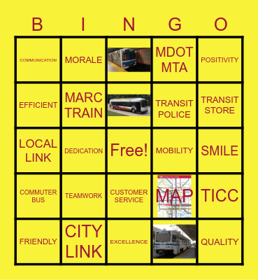 TICC'S CUSTOMER SERVICE WEEK Bingo Card