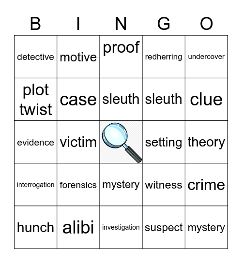 MYSTERY BINGO Card