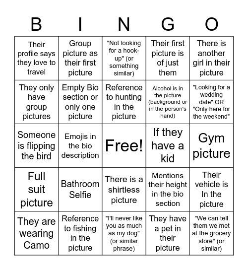 Connect a Match Bingo Card