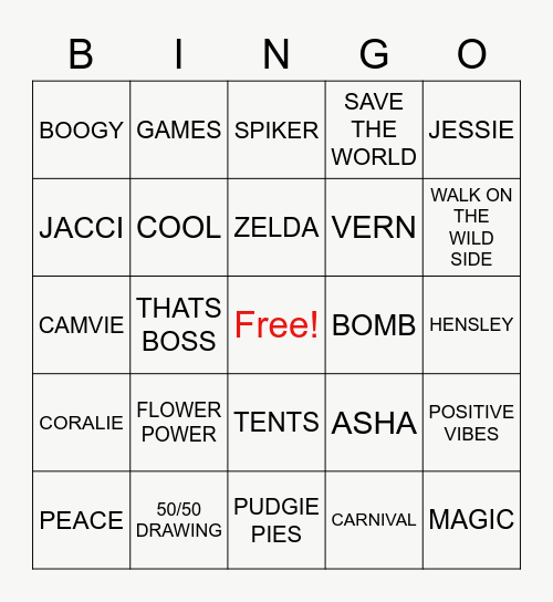 FRIENDS OF FELINES RESCUE Bingo Card