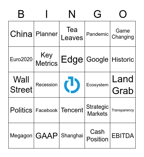 TTD Earnings Bingo - Q2 2020 Bingo Card