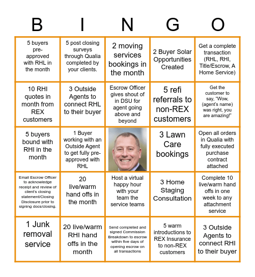 TIM BURCH Bingo Card