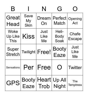 Pure ❤ Romance Bingo Card