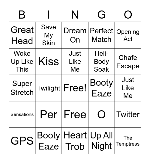 Pure ❤ Romance Bingo Card