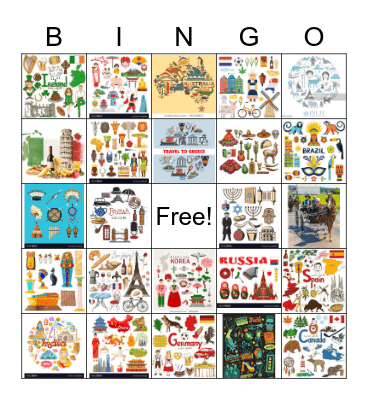 Cultures & Ethnicities Bingo Card