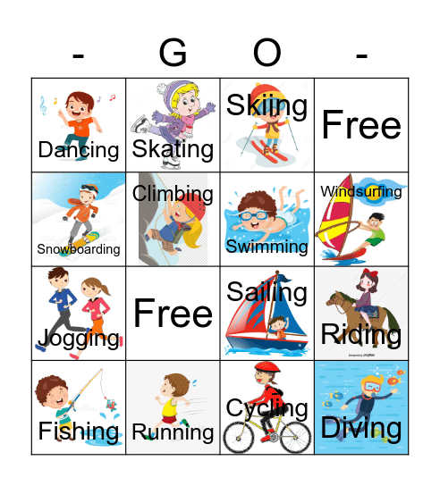 Go Bingo Card