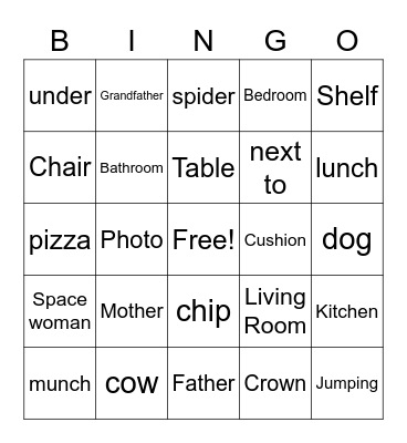 Earth 7 Bingo Card