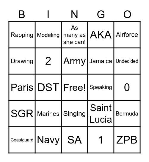 HAPPY BIRTHDAY CANDICE Bingo Card