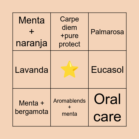 BINGO JUST Bingo Card