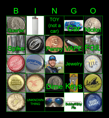 DrWD40 Metal Detecting Bingo Card