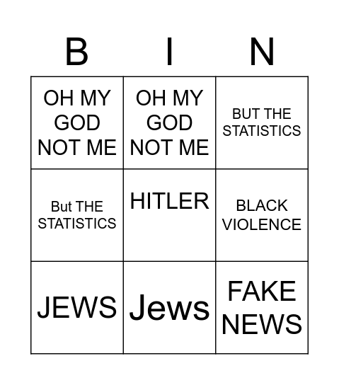 MUUUURIIICAAAA Bingo Card