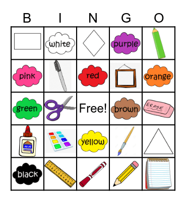 Art Bingo! Bingo Card