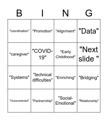 HMG Forum Bingo Card