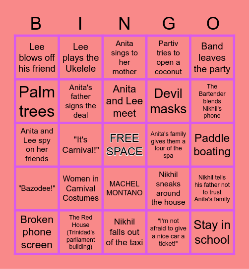 BAZODEE BINGO Card