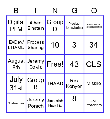 LTIAMD PPC ALL HANDS Bingo Card